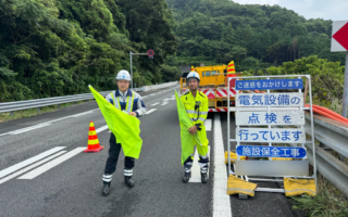 役員パトロール 東名高速道路上り線追越車線規制（沼津営業所）
