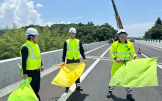 役員パトロール 関越自動車道ランプ規制（高崎営業所）