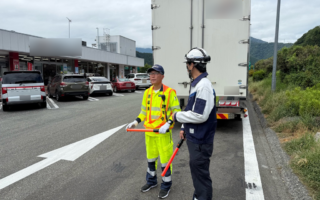 営業所パトロール 中央自動車道下り線（大月営業所）