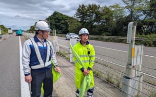 支社長パトロール 道央自動車道（南路線）下り線追越車線規制（江別営業所）