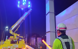 設置パトロール 首都高湾岸線東行きS規制（港北営業所）