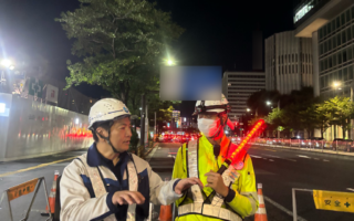 設置パトロール 都道405号線車線規制（葛西営業所）
