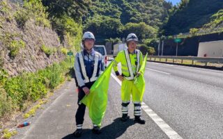 営業所パトロール 東名高速道路上り線便乗延長規制（静岡営業所）