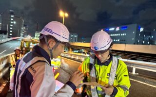 安全部パトロール 首都高横羽線上り線左A規制（港北営業所）