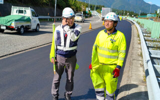 所長パトロール 中央自動車道上り線追越車線規制（飯田営業所）