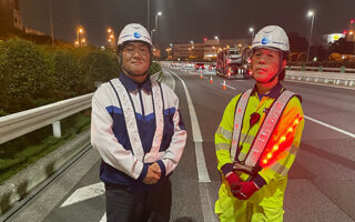 安全パトロール 湾岸線西行き左VA規制（埼玉営業所）