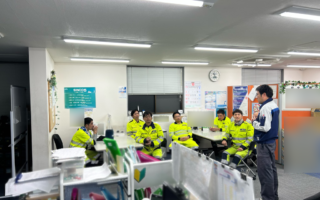 支社長パトロール 東名集中工事　メンテ班基地車線規制（八王子多摩営業所）