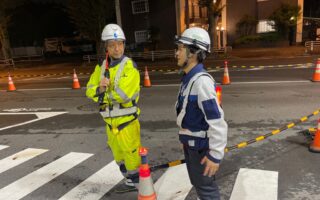 設置パトロール 国道２０号車線変移規制（吉祥寺営業所）