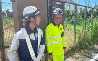 設置パトロール 名神自動車道下り線路肩規制（名古屋営業所）