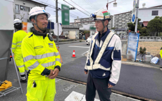 インターンパトロール 市道植田山第３３号線上下線通行止め規制（名古屋営業所）