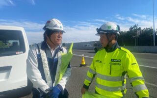 安全パトロール 名神上り線便乗（名古屋西営業所）