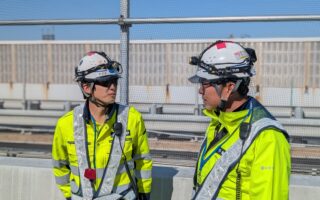営業所パトロール 東名阪自動車道下り線走行車線規制（名古屋東営業所）