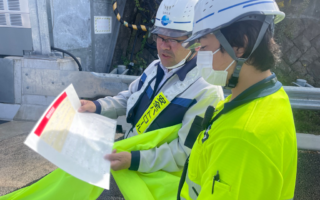 安全部パトロール 東名高速道路下り線右ルート閉鎖（御殿場営業所）