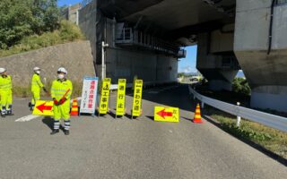 インターンパトロール 塩尻市道通行止め規制(松本営業所)