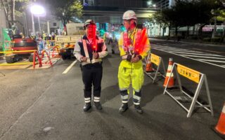 設置パトロール 都道405号線車線規制（葛西営業所）