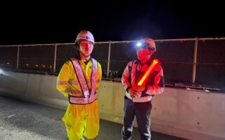 営業所パトロール 長野自動車道上下線走行車線規制（諏訪営業所）