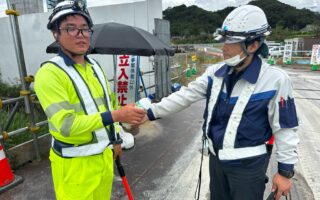 安全パトロール 長野県下伊那郡喬木村作業ヤード内（飯田営業所）