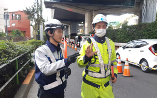 安全パトロール 首都高5号池袋線高架下 車線規制（吉祥寺営業所）