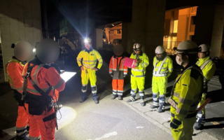 インターンパトロール 下り線片側交互通行規制（八王子多摩営業所）