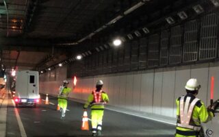 安全パトロール 首都高新都心線上り線左A規制（埼玉営業所）