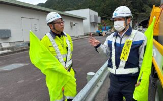 支社長パトロール 新東名高速道路上り線車線規制（沼津営業所）