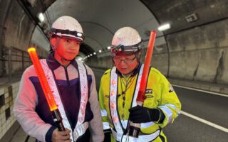 営業所パトロール 長野自動車道下り線便乗延長規制（諏訪営業所）