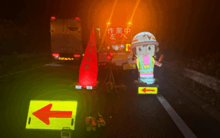 インターンパトロール 圏央道内回り追越車線規制（八王子多摩営業所）