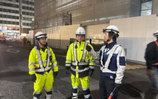 営業所パトロール 区道通行止め規制（吉祥寺営業所）