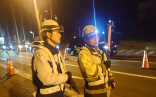 営業所パトロール 国道20号車線変移規制（吉祥寺営業所）