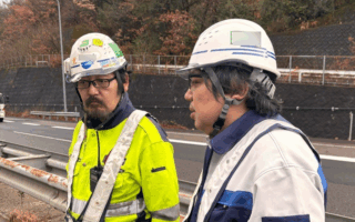 営業所パトロール 東海北陸自動車道下り線追越車線規制（名古屋営業所）