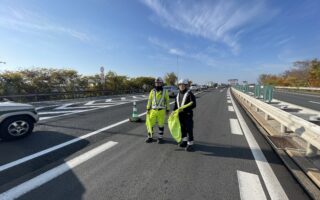所長パトロール 東名阪自動車道（床版取替リニューアル）下り線（名古屋東営業所）