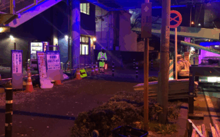 安全パトロール 国道17号上り線車線規制（埼玉営業所）