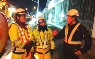 安全部パトロール 国道17号線（大宮バイパス）下り線車線規制（太田桐生営業所）