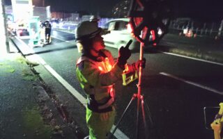 所長パトロール 国道17号線（大宮バイパス）下り線車線規制（太田桐生営業所）