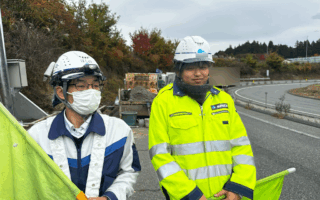 安全パトロール 中央道自動車道上り線走行車線規制（飯田営業所）