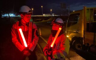 営業所パトロール 県道511上下線片側交互通行規制（厚木営業所）