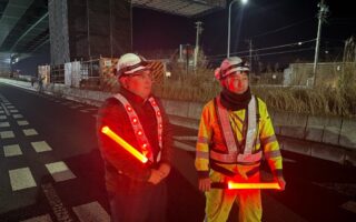 安全パトロール　 国道41号下り線右車線規制（名古屋営業所）