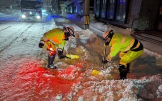 支社長パトロール 道道454号　除雪業務（札幌営業所）