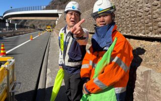 支社長パトロール 中央道ランプ規制（八王子維持営業所）