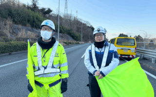 営業所パトロール 東名高速道路下り線左ルート閉鎖（諏訪営業所）
