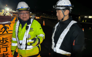 役員パトロール 国道16号内回り左車線規制（千葉営業所）