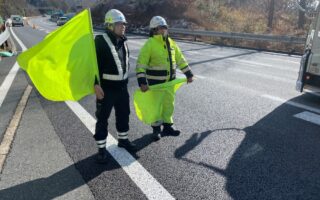 安全パトロール 中央自動車道上り線便乗（多治見営業所）