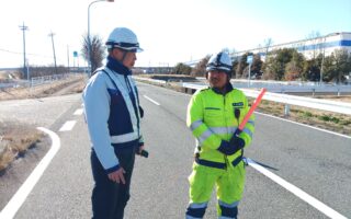 設置パトロール 国道17号（大宮バイパス）上り線車線規制（太田桐生営業所）