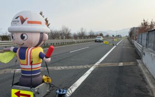 支社長パトロール 北陸自動車道上り線走行車線規制（岐阜営業所）