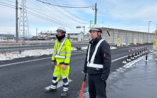 所長パトロール 関越・北関東道ブース規制（高崎営業所）