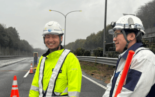 営業所パトロール 東名高速道路下り線左ルート閉鎖（諏訪営業所）