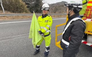 営業所パトロール 中央自動車道下り線左ルート閉鎖（大月営業所）