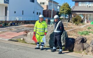 所長パトロール 市道（太田市大原町610-1）(前橋市上新田町636)片側交互通行規制（太田桐生営業所）