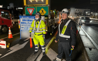 安全パトロール 国道16号下り線右車線規制（太田桐生営業所）