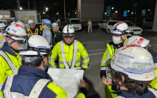 営業所パトロール　国道302号上下線車線規制（名古屋東営業所）